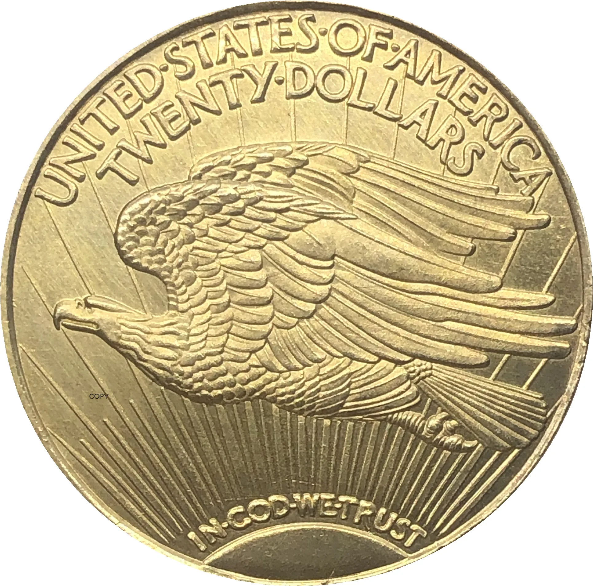 Свобода Соединенных Штатов 1929 двадцать 20 долларов Сен-галден двойной Орел с