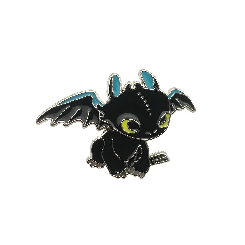 Winnie The Pooh Night Fury Cute Enamel Pin Stitch Brooches Bag Lapel Cartoon Badge Backpack Decoration Kids Gift Accessories | Украшения и