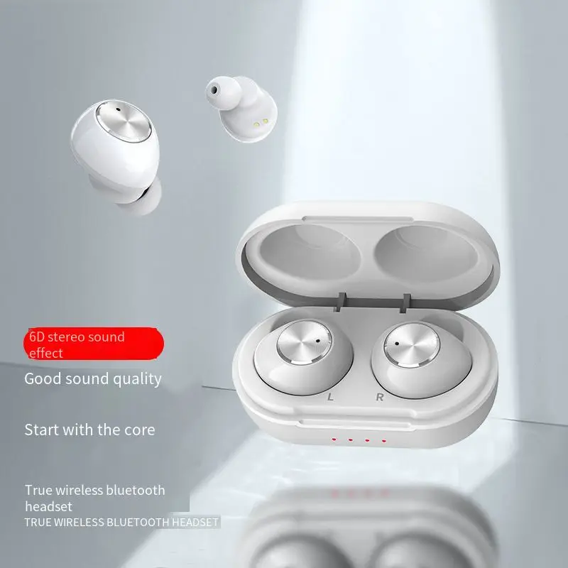 

New L9 Smart Bluetooth Headset Wireless Mini HIFI Headset Stereo In-Ear Waterproof Sports Earphone TWS Button 5.0 Music Sports