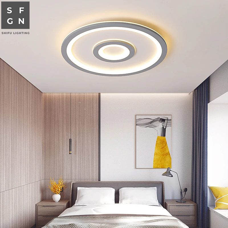 Светодиодный потолочный светильник ультра тонкий 5 см домашний современный для