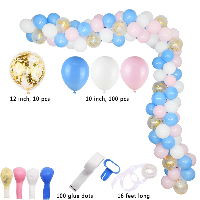 

DIY Latex Confetti Balloon Modeling Tool Plastic Balloon Chain Arch Clips Holder Birthday Party Wedding Christmas Decor Supplies