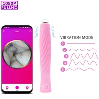 wifi vagina endoscope camera sex dildo vibrator lntelligent visual 5 frequencies mobile phone app control dildo body massager