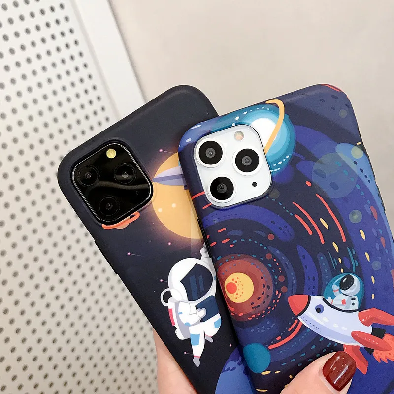 Для ihpone 6 6s 7 8 plus X Xs Xr Max 11 Pro матовый астронавт Прекрасный чехол для телефона