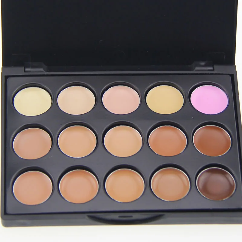 

Natural Professional Concealer Palettes 15 Colors makeup Foundation Facial Face Cream Cosmetic contour palette concealer palette