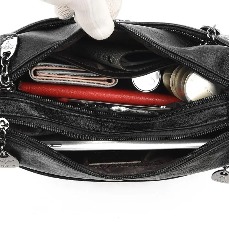 

Casual Small Crossbody Bags for Women 2021 Solid Color Soft Leather Luxury Handbags Women Bags Designer Simple Shoulder Bag Sac