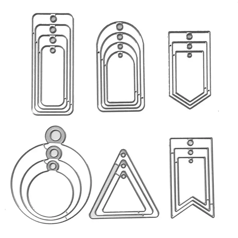 

Hanging Tag Metal Cutting Dies Stencil DIY Scrapbooking Album Stamp Paper Card Embossing Craft Decor
