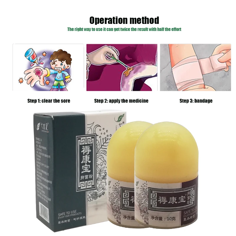

Removal Rot Myogenic Cream Repair Decubituses Pressure Sores Ulcer Festering Wound Healing Ointment Skin Care