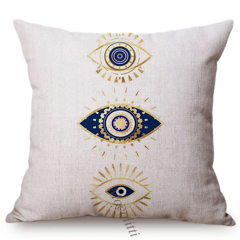 Квадратные подушки с рисунком Мистических Глаз чехол для диванной наволочка из