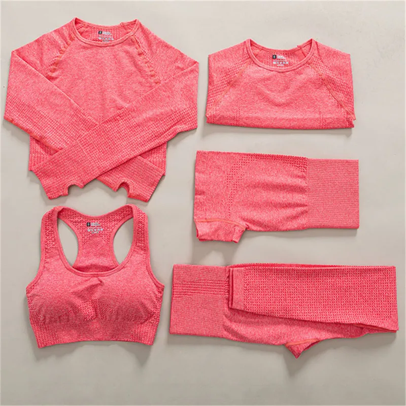2/3/5 шт. женский спортивный костюм для занятий йогой