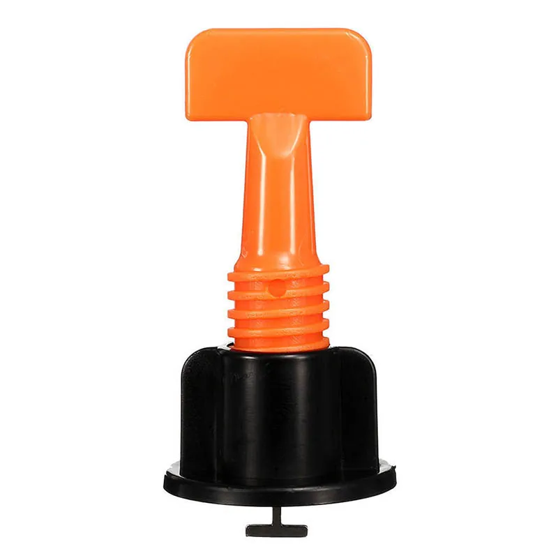 

50pcs Plastic Flat Ceramic Leveler Floor Wall Construction Tools Reusable Tile Leveling System Kits C66