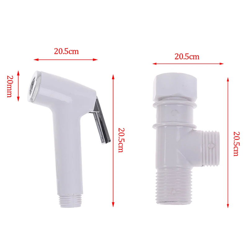 

ABS Portable Bidet Sprayer Set Handheld Adapter Bracket Toilet Cleaning Tools