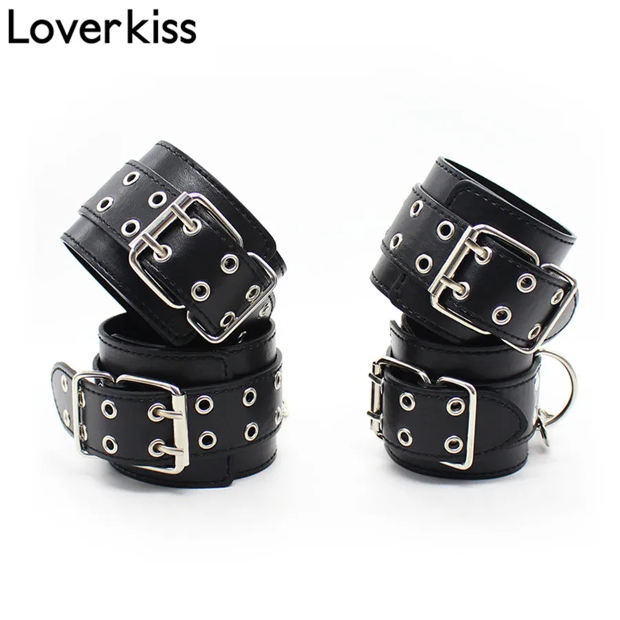 Наручники Loverkiss из искусственной кожи БДСМ бондаж наручники Для лодыжек