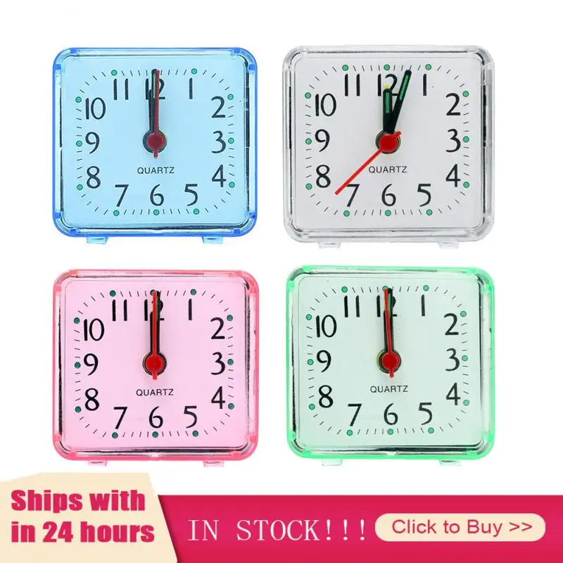 Креативный бесшумный будильник ночсветильник громкий двойной колокольчик