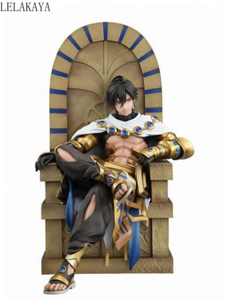 Japan Anime Fate Prototype FGO fate Grand Order Ramesses II Ozymandias Sitting Statue PVC Action Figure Model Toys Doll lelakaya | Игрушки и