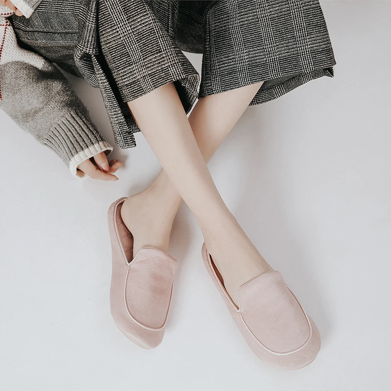 

Simple Women Home Slippers Fashion Silent Waterproof Indoor Slipper Ladies Slides Rubber Bottom Non-slip Leisure House Shoes