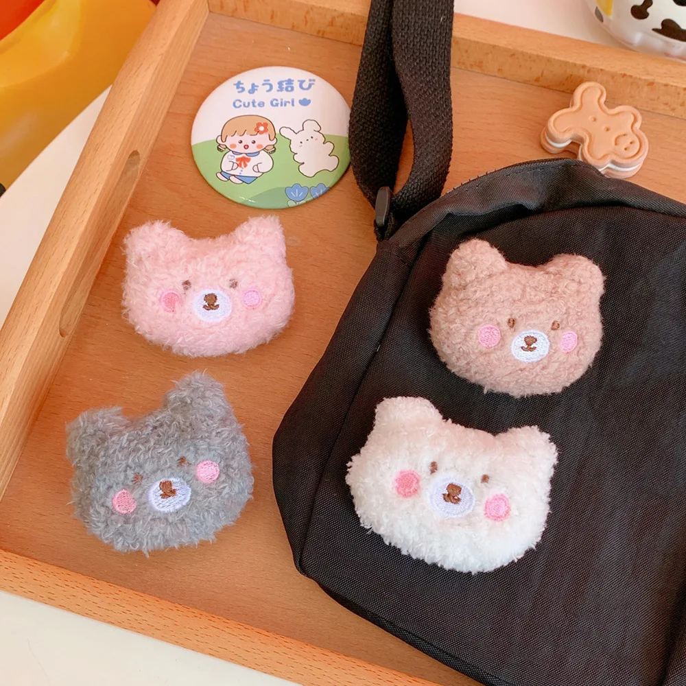 Японская и Южная Корея Мягкая Милая брошь мишка тедди мультяшная плюшевая