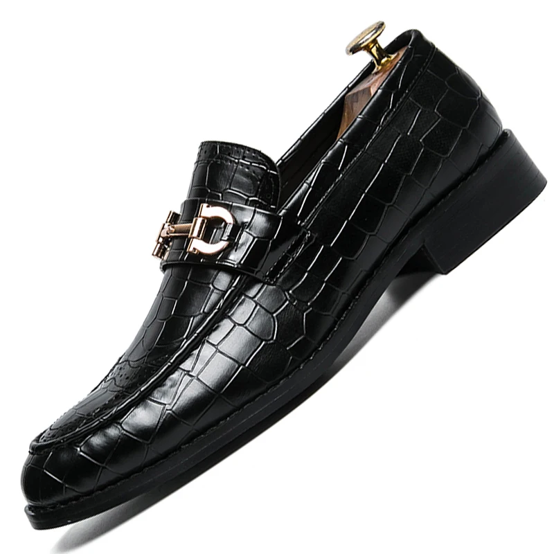 

Туфли мужские деловые, элегантные итальянские кожаные туфли, офисная обувь, классические, черные, коричневые, европейские размеры 38-47