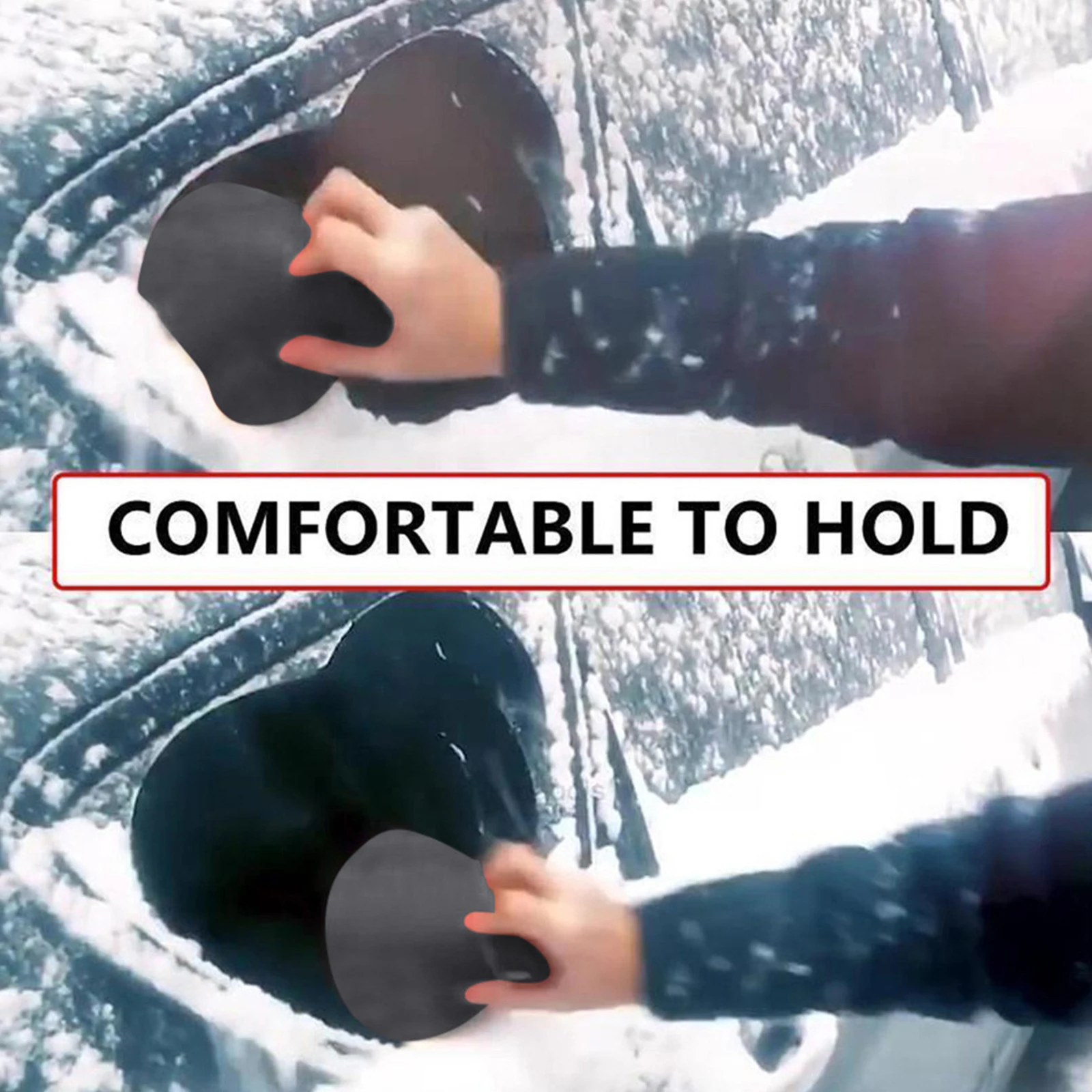 

1x Remove Ice Shoveling Snow Car Cone Shape Tool Windshield Funnel Scraper Multicolor Car Shoveling Snow Deicing