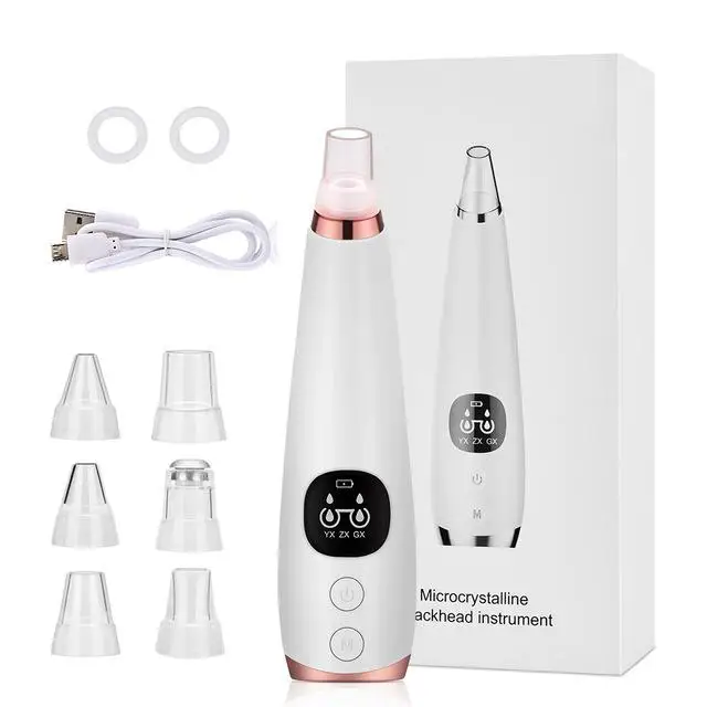 

Beauty Blackhead Remover Face Deep Pore Vacuum Acne Cleaner For Remove Pimple Skin Tag Nose Cleansing Instrument Skin Care Tools