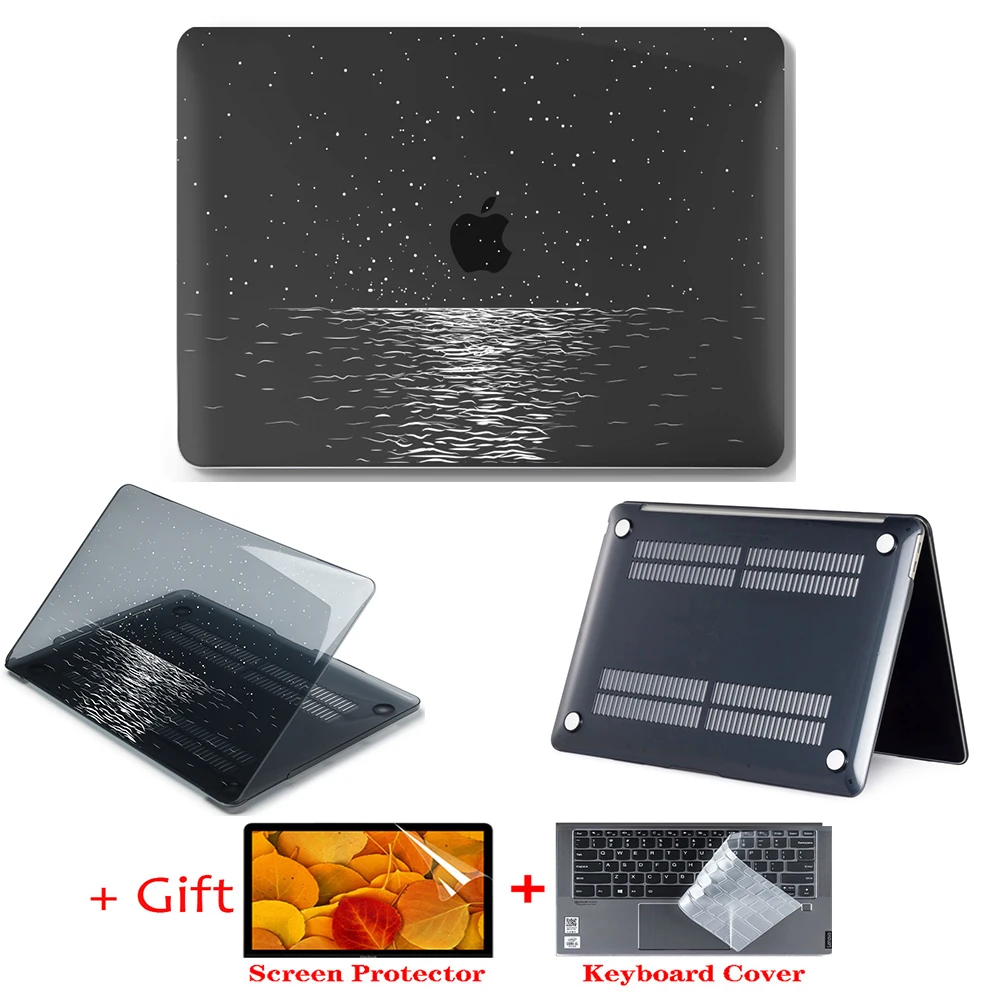 

For Macbook Air Pro 13 Creative pattern Laptop Case Touch Bar ID For 2020 M1 Chip Air Pro Retina A2337 A2338 11 12 13 15 16 inch