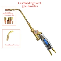 gas welding torch acetylene propane jet torch gas welding tools brazing torch air conditioning copper aluminum pipe welding gun