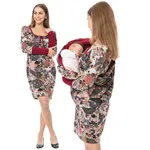 Материнство кормящих платье Длинная толстовка осень зима беременность для беременных и кормящих женщин с капюшоном топы Футболка лактация одежда