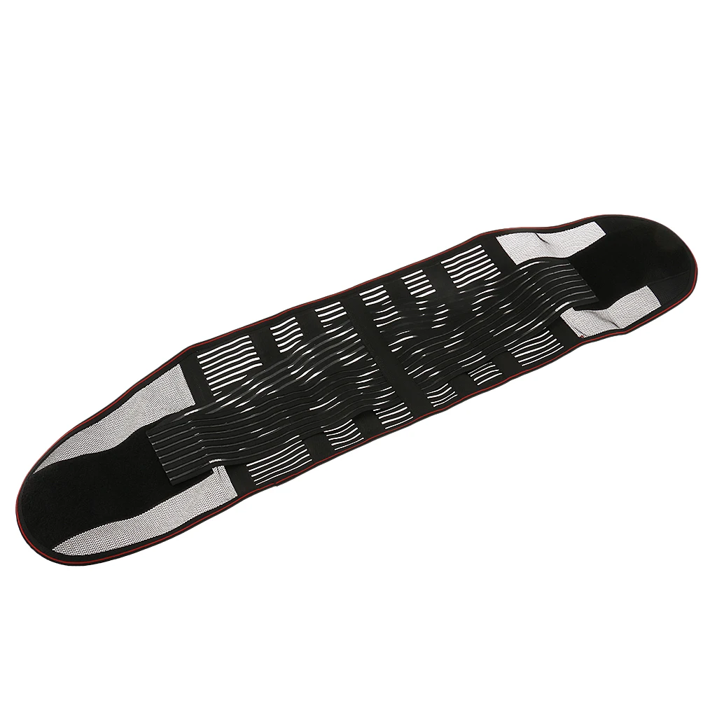 

Breathable Back Support Belt Adjustable Double Pull Lumbar Support Waist Back Belt Brace Pain Relief