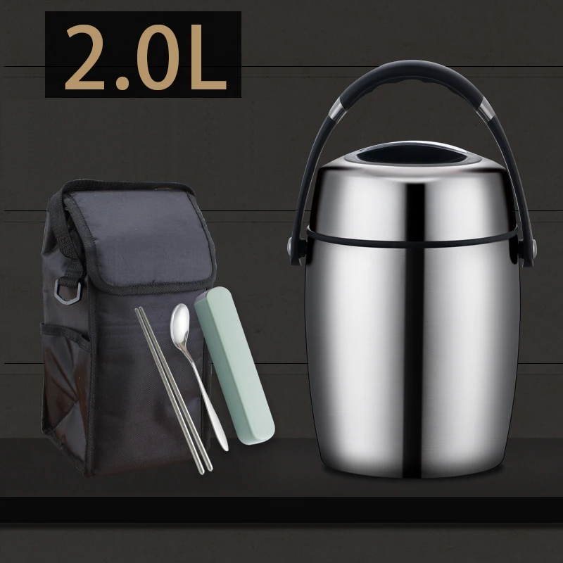 Контейнер бенто портативный из нержавеющей стали с вакуумной изоляцией 10 часов