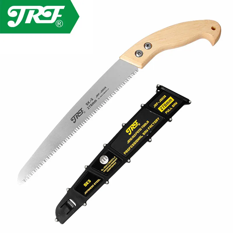 JRF Heavy Duty Pruning Saw Razor Sharp Blade with Sheath Smoother Clean Cut for Trimming Trees Branches Shrubs Wood