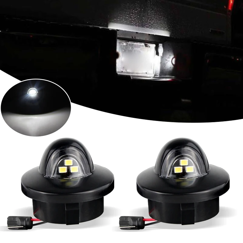 

2x светодиодные фонари номерного знака, лампа автоматического номерного знака, автомобильный светильник в сборе, красный, белый цвет для Ford Ranger Explorer F-150 F-250 F-350 F150