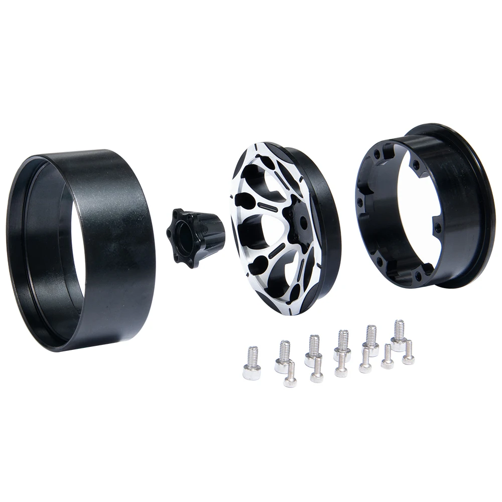 AXSPEED 4 шт./лот 1 9 ''Beadlock спицевые диски из сплава для Axial SCX10 1/10 RC Гусеничный