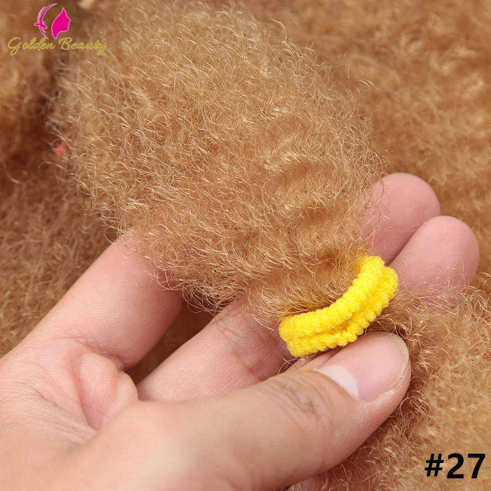 Афро кудрявые косички для наращивания волос синтетические короткие вязаные