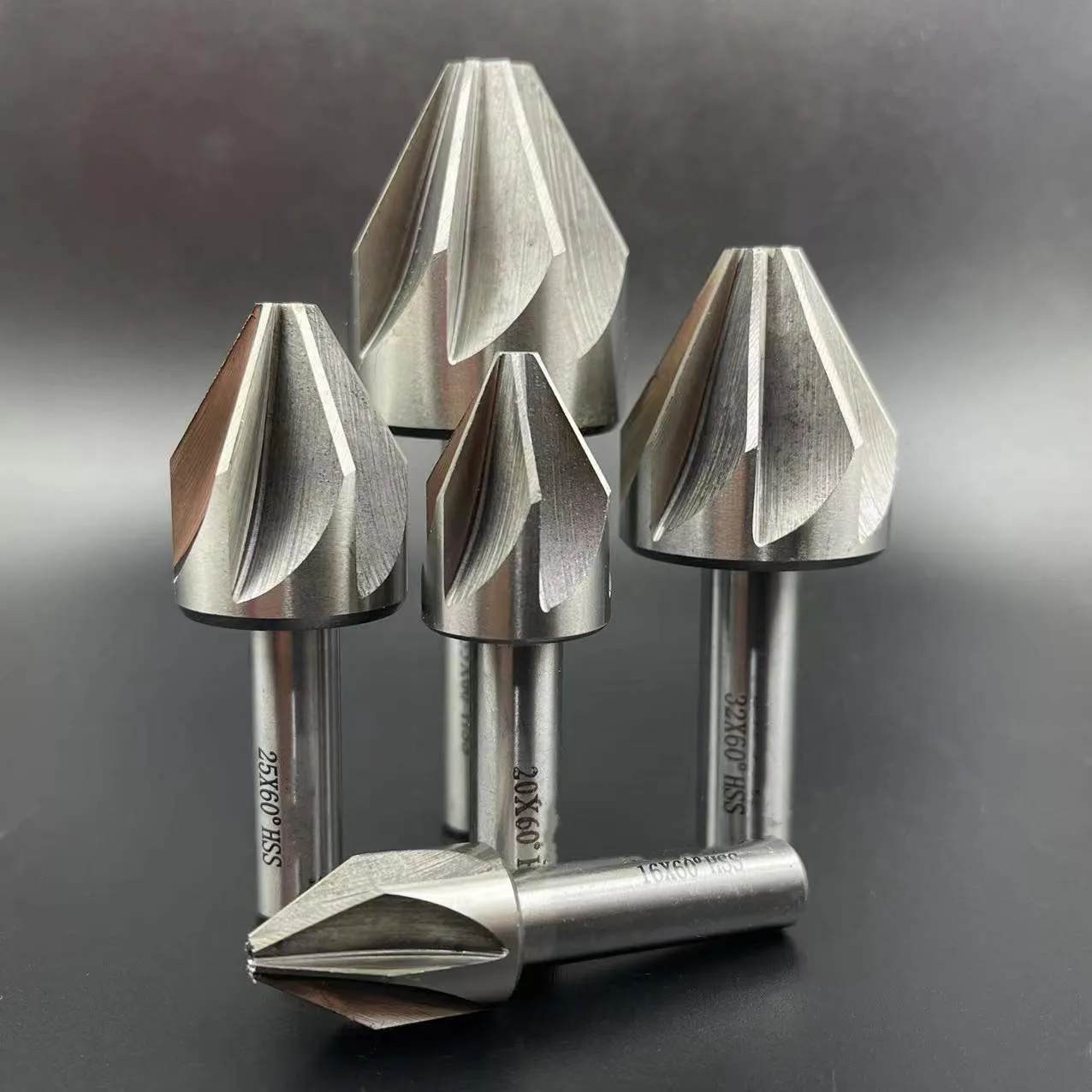 

1PCS 6mm-50mm 60 Degree HSS Chamfer Cutter Chamfering Drilling Tools Mill Drill Milling Cutting Tool(10/16/20/25/30/40/50mm）