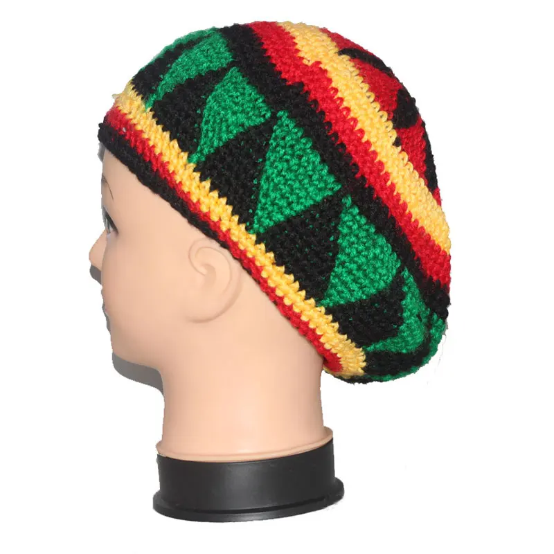 Вязаный хлопковый берет ручной работы для женщин и мужчин осенне-зимний из