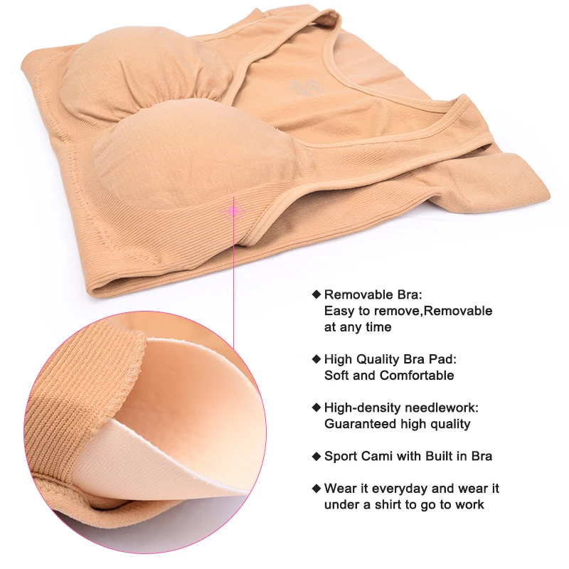Cami Shaper Slim Up Lift размера плюс бюстгальтер Cami майка Топ для женщин Корректирующее белье съемное Корректирующее белье жилет для похудения корсет Корректирующее белье
