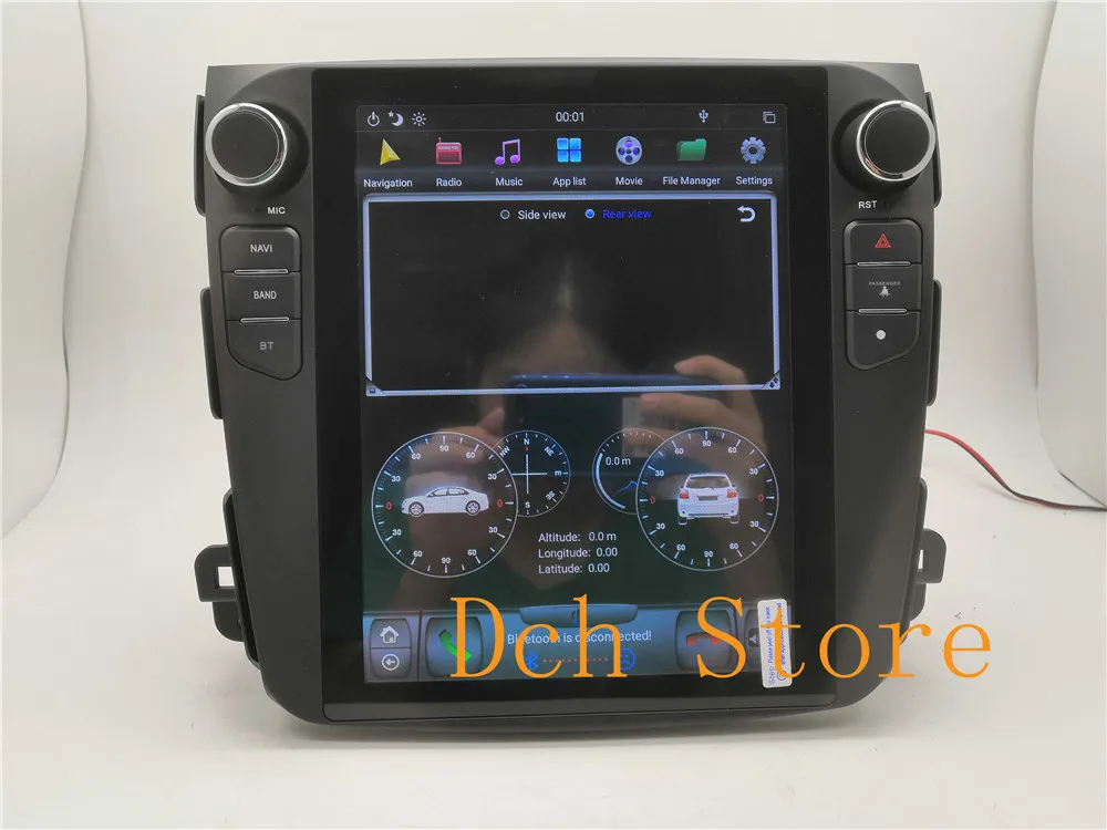 10,4 ''вертикальный экран Tesla стиль Android 8,1 автомобильный DVD gps плеер для MITSUBISHI outlander 2006-2012 PX6 CARPLAY радио навигатор