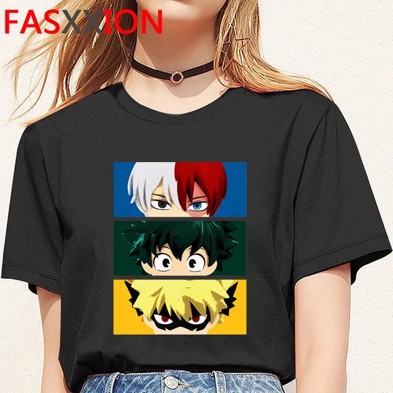 

My Hero Academia Bakugou Boku No Hero Academia clothes t-shirt male graphic tees grunge couple clothes t-shirt