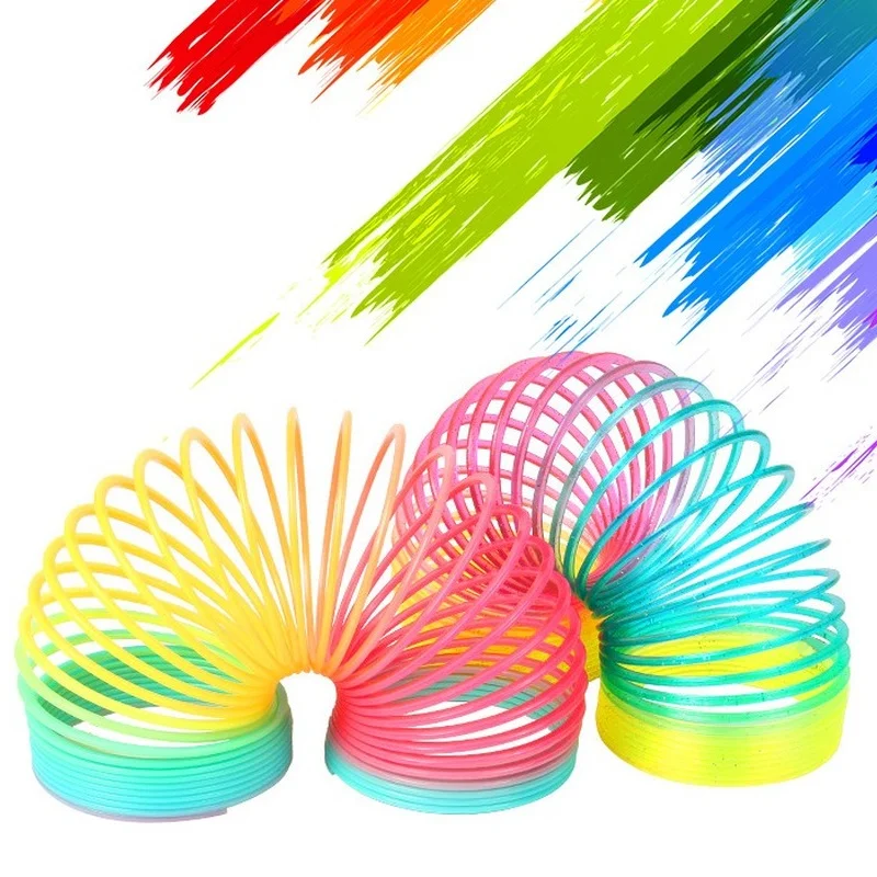 Радужные весенние игрушки антистресс забавная игра складные пластиковые