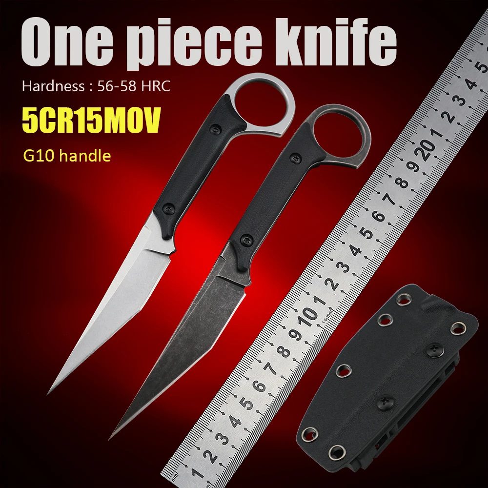 

G10 Handle Csgo Hunting Knifes Survival Camping Tactical Fixed Blade Knife Outdoor Utility EDC Tool Self Defense Knives