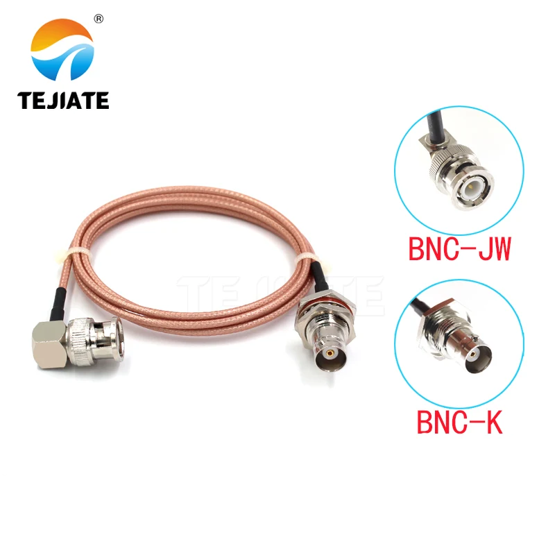 Кабель-переходник TEJIATE BNC/BNC Type BNCK, 8-90 см, 1 м, 1,5 м, 2 м, кабель RG316