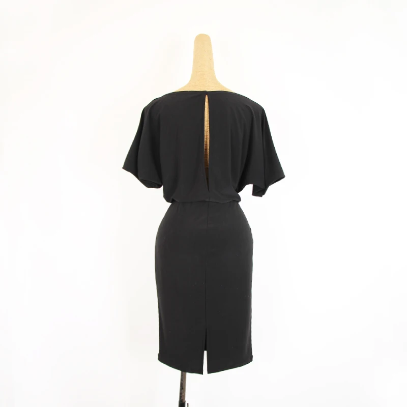 Женское платье для латинских танцев черный костюм румбы/Танго женские