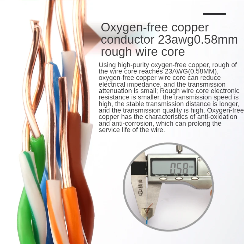 BELNET инженерный CAT7 двойной экранированный 10G сетевой кабель SFTP OFC Чистая медь