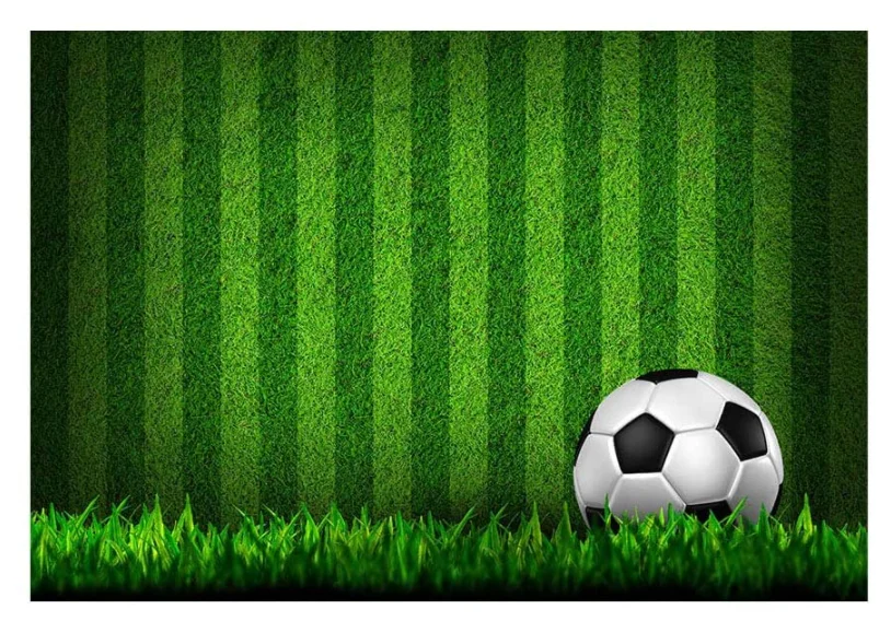 Soccer Boy Birthday Party Photo Studio Background Banner Football Field Boy Baby Shower Party Decoration Backdrop Props enlarge