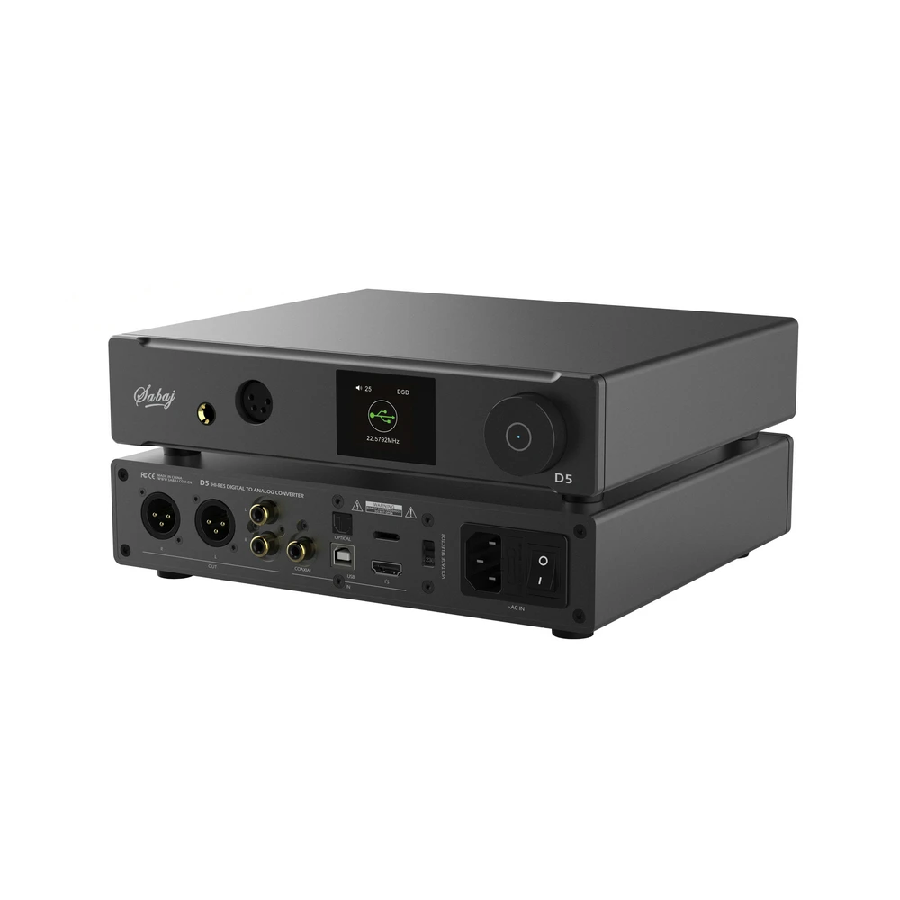 Sabaj D5 Hi-Res Balance Amp ESS9038PRO ES9311 32 бит/768 кГц DSD512 предусилитель Дистанционное управление USB оптический коаксиальный ies вход