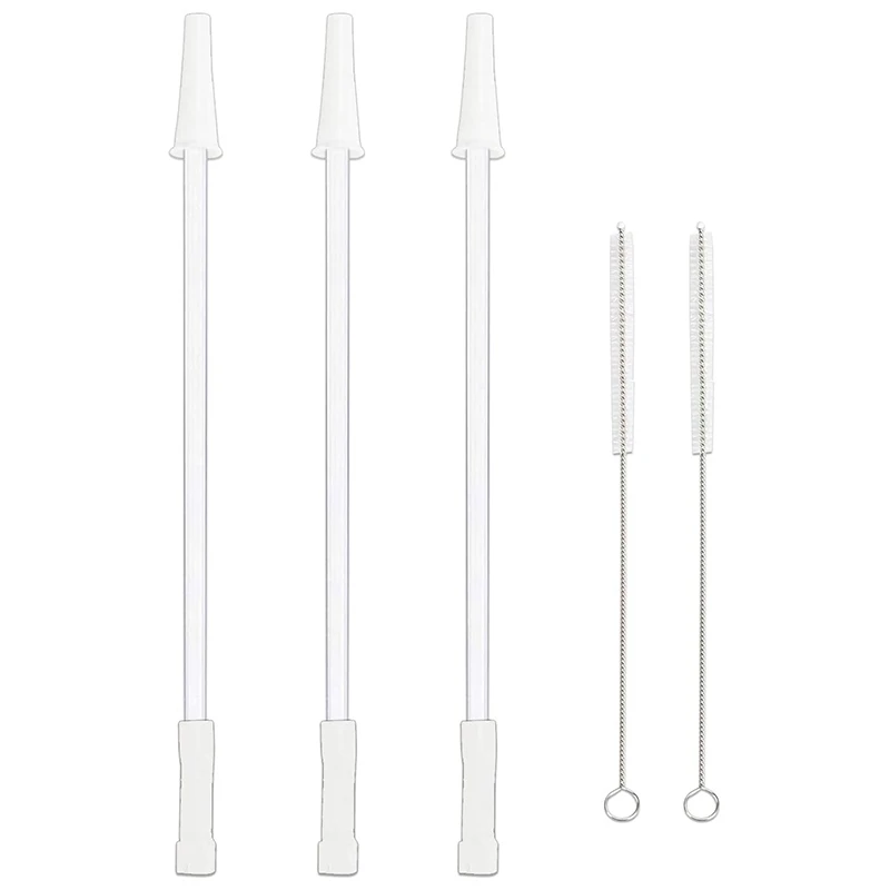 

Straws Compatible Gallon Water Bottle , Reusable Adjustable Straws for 1000Ml/2000Ml Jug, 3 Straws Set