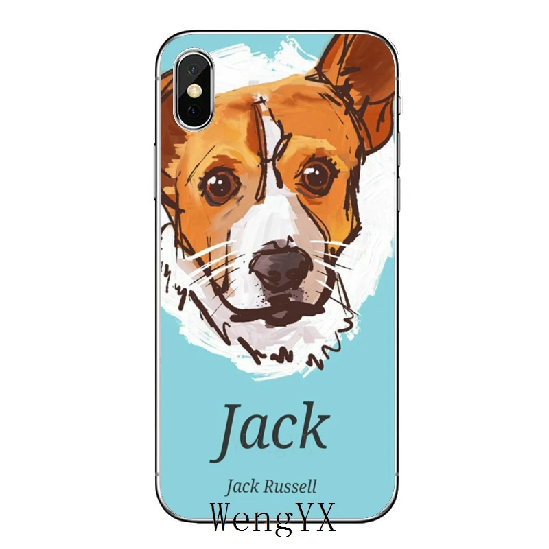 Джек Рассел терьер силиконовый чехол для мобильного телефона Xiaomi Redmi 9T 9C 9A 7 7A K20 6 6A