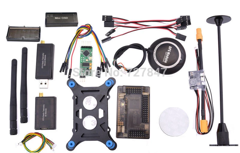APM2.6 + 6 м/7 м/8N M8N gps компас/Складная подставка Количество Мощность Moudle Minim OSD 433 МГц