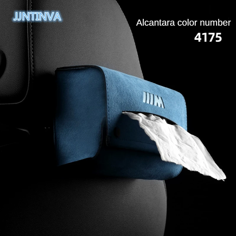 

Car Tissue Box Car with Hanging Net Red Armrest Box for Men and Women High-end Creative Hygienic Drawer