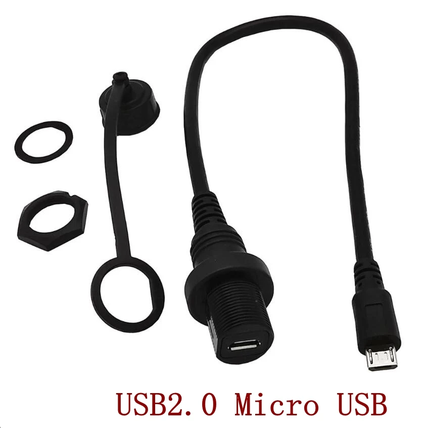 Кабель-удлинитель USB3.1 type-c MINI Micro USB 5-контактный штекер-гнездо AUX для скрытого