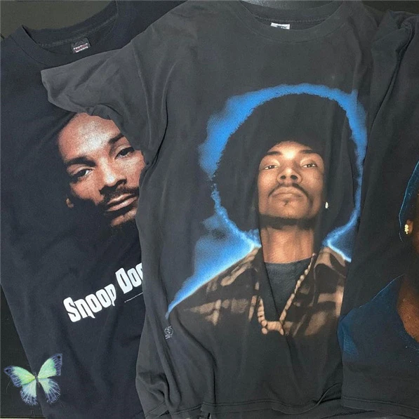 

Oversized Snoop Dogg T-shirt Men Women High Quality Causal Rap T-shirt Original Tag